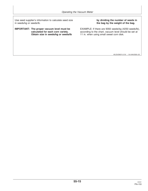 John Deere 1760 & 1760NT Drawn Planter (695101-695999) Operator’s Manual (OMA71111) Workshop Guide