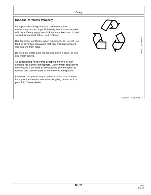 John Deere 1570 Coulter/Caddie Cart (North American) (705101-725100) Operator’s Manual (OMA72169) Workshop Guide