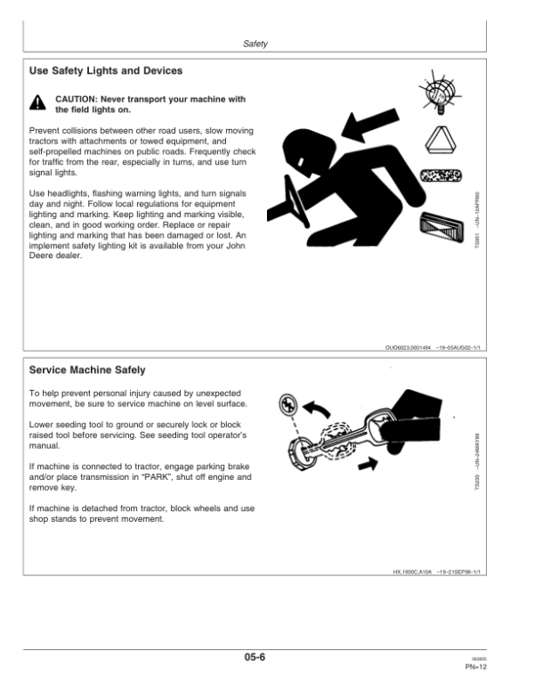 John Deere 1990 Central Commodity System North America & Australia (715101-725100) Operator’s Manual (OMA83113) Workshop Guide