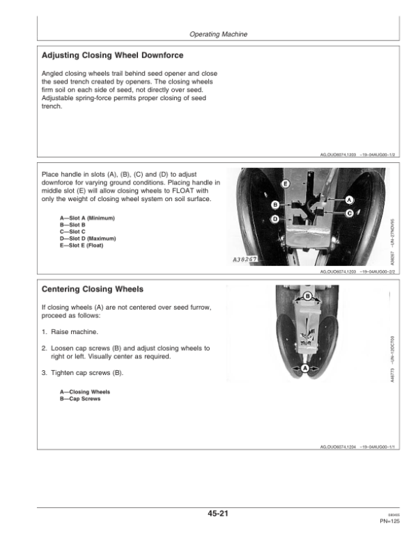 John Deere 1770NT 16-Row CCS Pro-Series Planter with XP Row Units Operator’s Manual (OMA83922) Workshop Guide