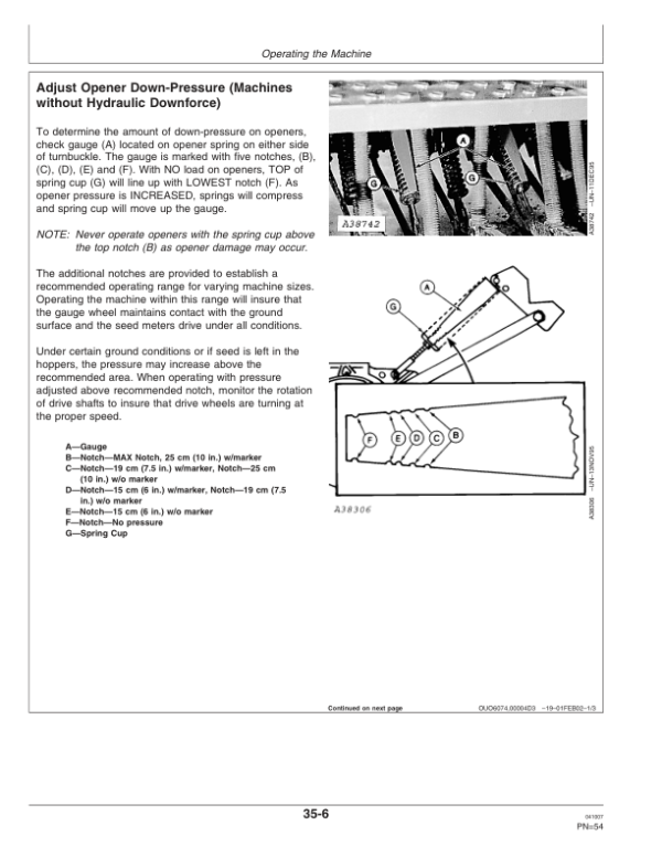John Deere 1520 Integral Grain Drill (North America) (725101-745100) Operator’s Manual (OMA85458) Workshop Guide