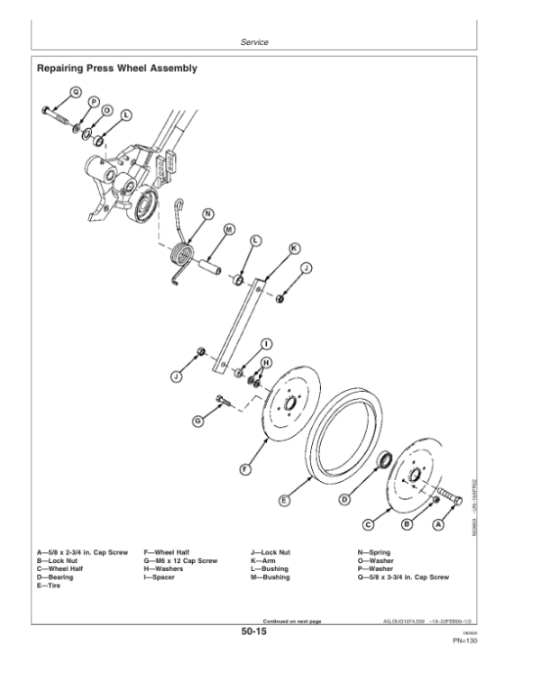 John Deere 1890 & 1895-SFP No-Till Air Drills North America & Australia Edition (730101-735100) Operator’s Manual (OMA86892) Workshop Guide