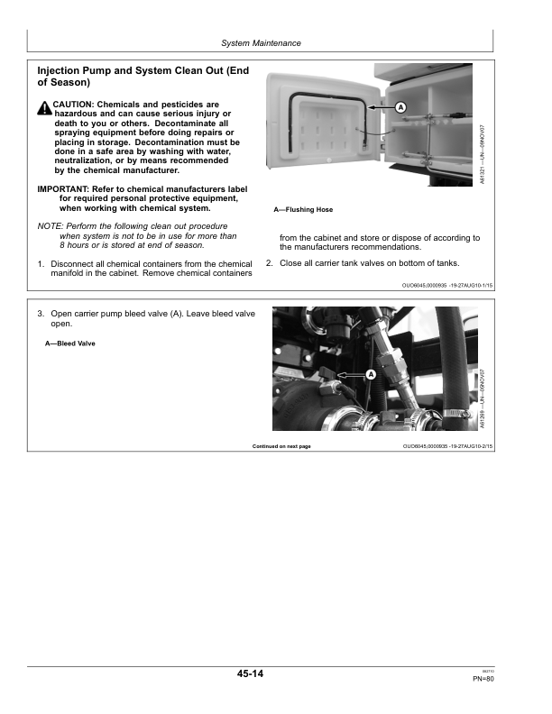 John Deere Central Insecticide System Operator’s Manual (OMA90304) Workshop Guide