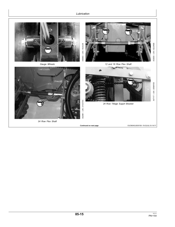 John Deere 1770NT CCS Planter (12/16/24 Row) w/MaxEmerge XP Row Units Operator’s Manual (OMA93500) Workshop Guide