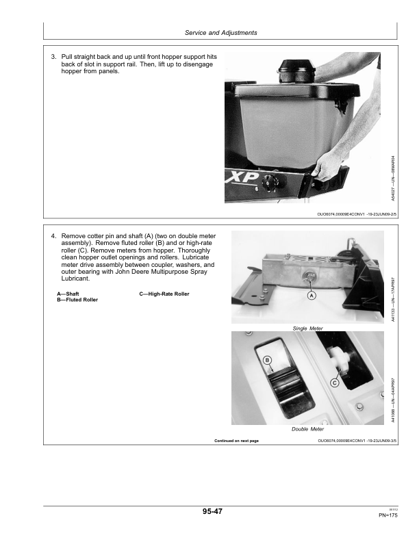 John Deere 1760, 1760NT Wing-Fold Planters (750101-) 6RN, 8RN, 8RW, 12RN Operator’s Manual (OMA93649) Workshop Guide