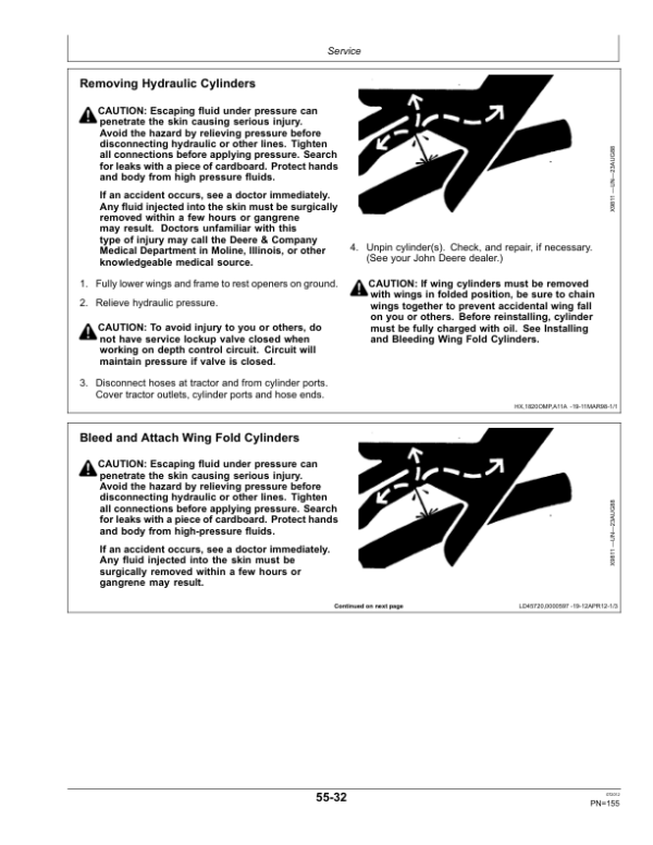 John Deere 1830 & 1835 Flex Air Hoe Drill North America (750101-760100) Operator’s Manual (OMA93951) Workshop Guide