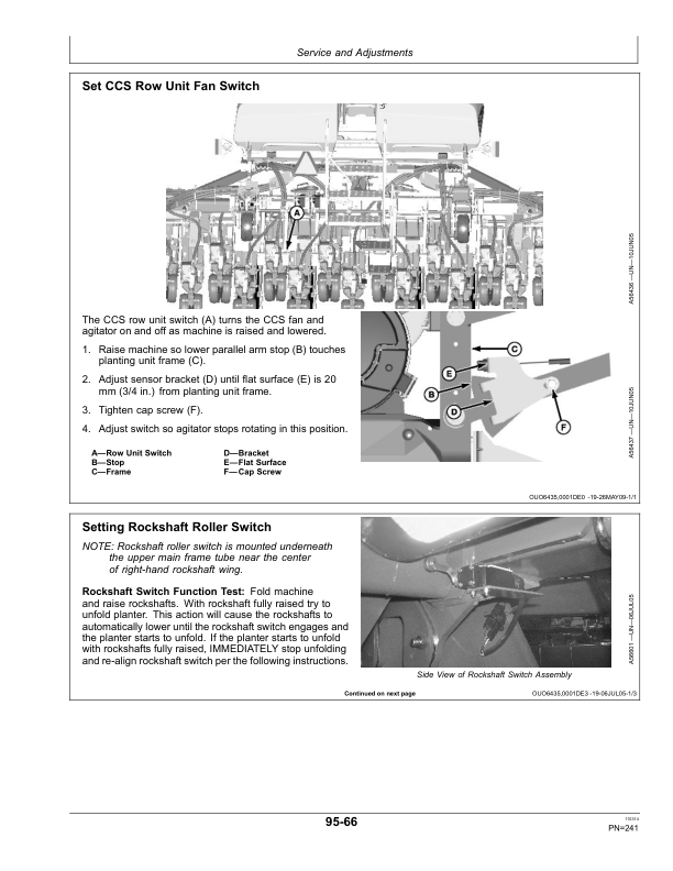 John Deere 1795 ExactEmerge Front-Fold Planters North America (760101-765100) Operator’s Manual (OMA95502) Workshop Guide