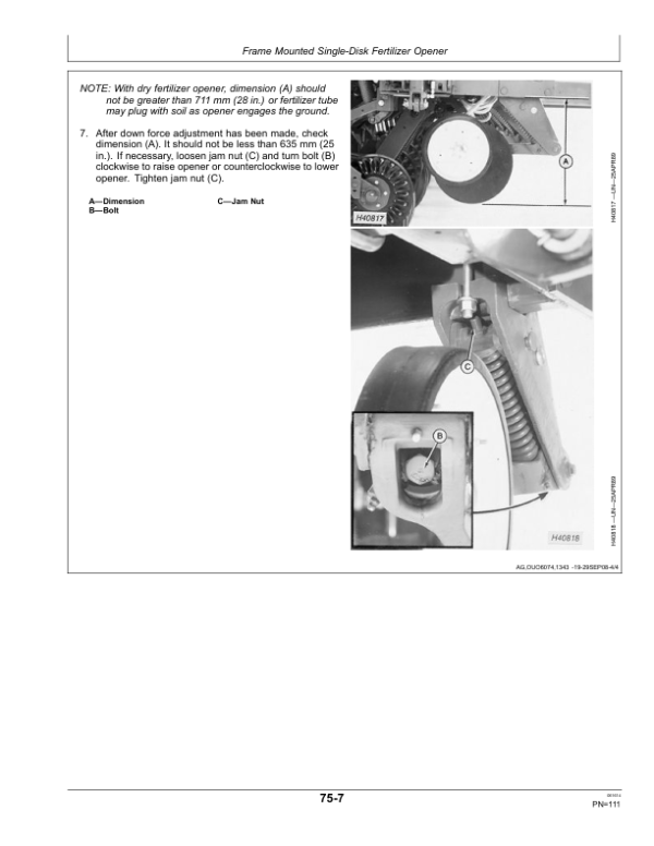 John Deere 1785 Planters North American & Australia (760101-765100) Operator’s Manual (OMA97628) Workshop Guide