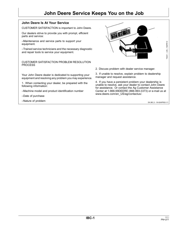 John Deere Components for Deere/Bauer Planters Worldwide Edition (760101-765100) Operator’s Manual (OMA97679) Workshop Guide