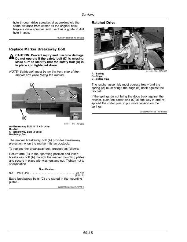 John Deere 1520 Integral Grain Drill (Export) (760101-Current) Operator’s Manual (OMA99939) Workshop Guide