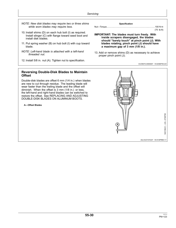John Deere 730 Level Lift Air Disk Drill North America (760101-765100) Operator’s Manual (OMA99942) Workshop Guide