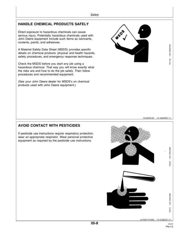 John Deere 6405 Tractors (-265202) Operator’s Manual (OMAL116326) Workshop Guide