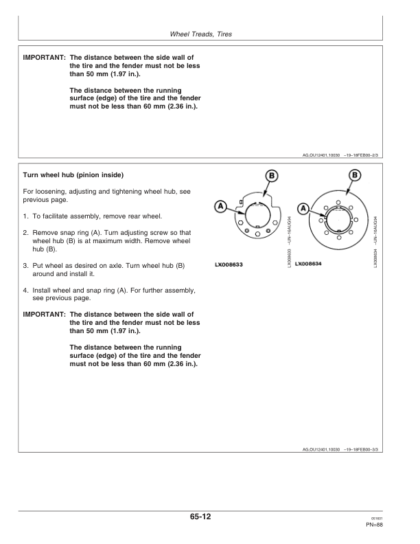 John Deere 6405, 6605 Tractors (265203-) Operator’s Manual (OMAL153481) Workshop Guide