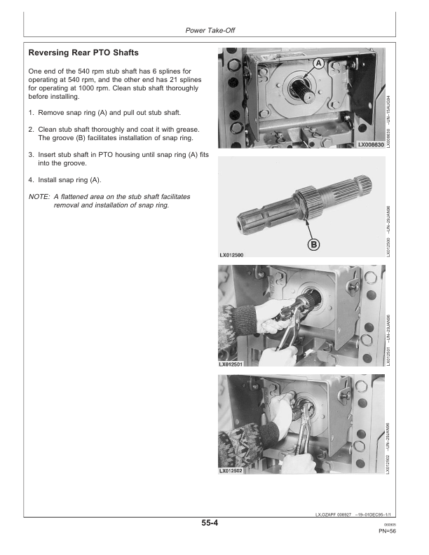 John Deere 6215 & 6515 Tractors Operator’s Manual (OMAL162063) Workshop Guide
