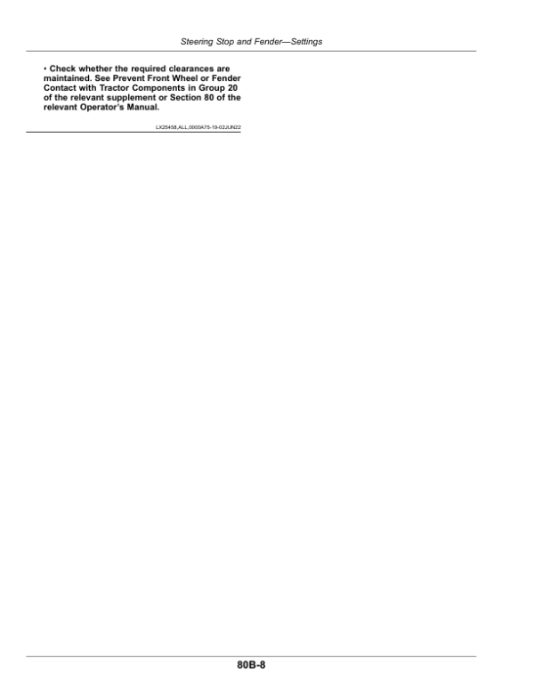John Deere Tractors 6110M to 6155M (MY20-) with Open Operator’s Station Operator’s Manual (OMAL232873) Workshop Guide