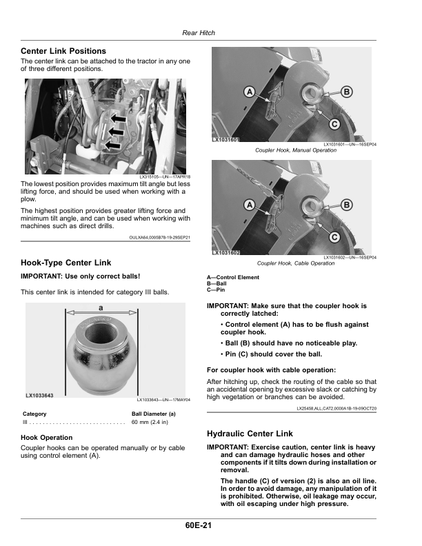 John Deere Tractors 6R 145, 6R 155, 6R 165, 6R 175, 6R 185, 6R 195, 6R 215 (MY22- ) Operator’s Manual (OMAL234699) Workshop Guide