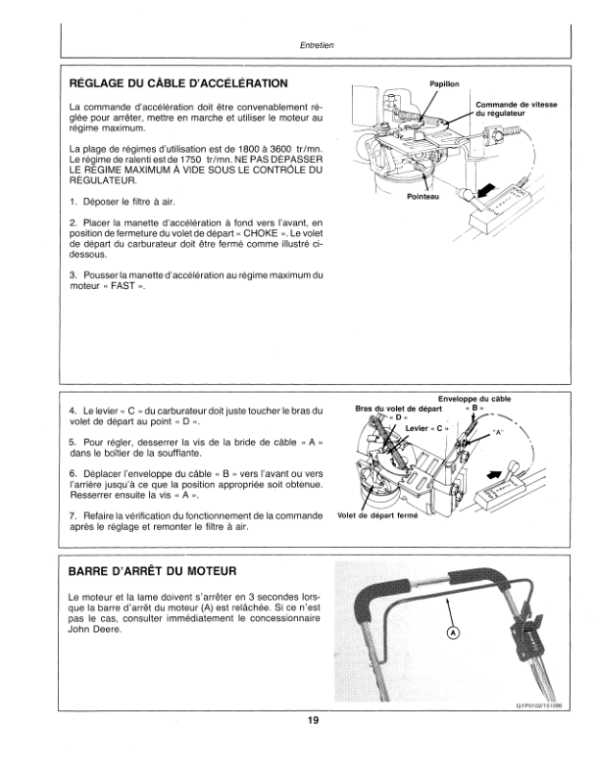 John Deere 20, 22- Inch Side Discharge Rotary Mowers Operator’s Manual (OMAM200007) Workshop Guide