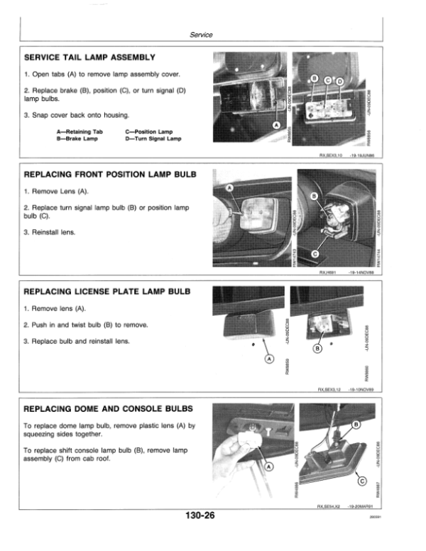 John Deere 4055 (003397-) 4255 (003934-) 4455 (006676-) 4755 (003767-), 4955 (004650-) Tractors Operator’s Manual (OMAR110280) Workshop Guide