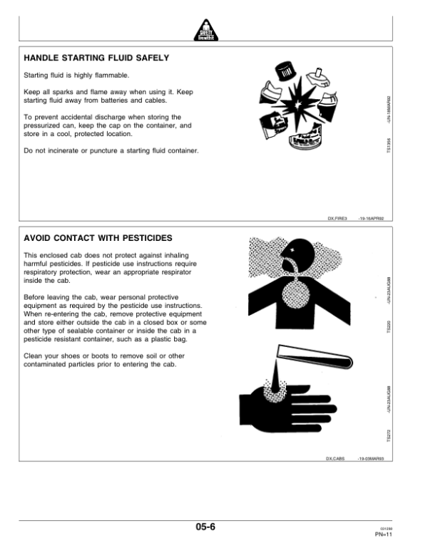 John Deere 8100T, 8200T, 8300T & 8400T Tractors European Edition Operator’s Manual (OMAR152294) Workshop Guide