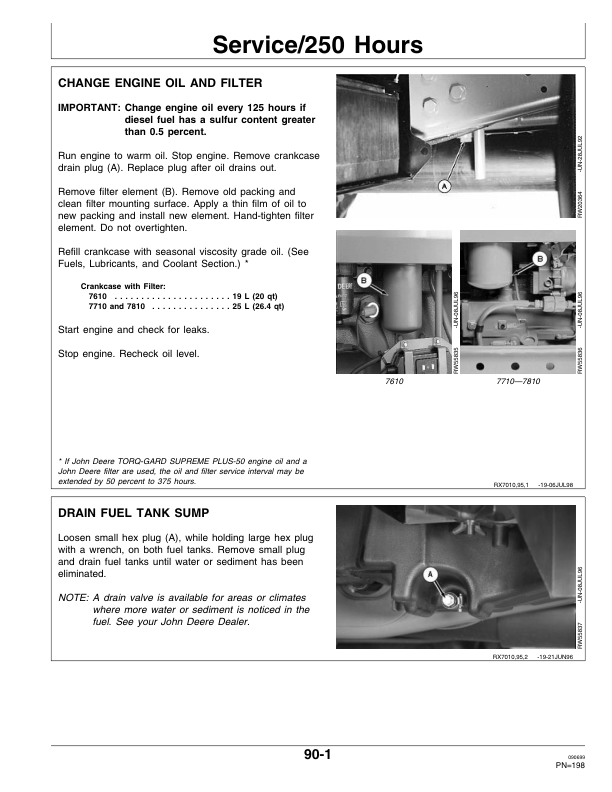 John Deere 7610, 7710, 7810 Tractors Operator’s Manual (OMAR162172) Workshop Guide