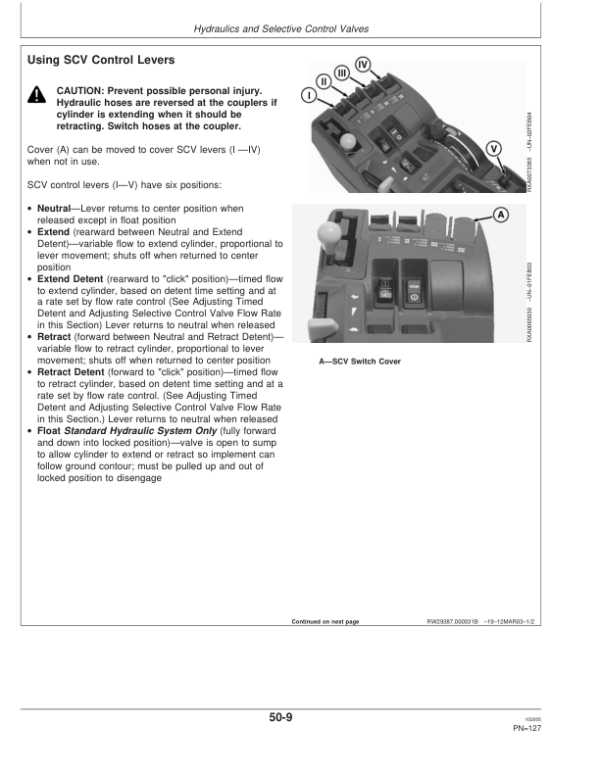 John Deere 9320, 9420, 9520 Scraper Tractors Operator’s Manuals (OMAR198047) Workshop Guide