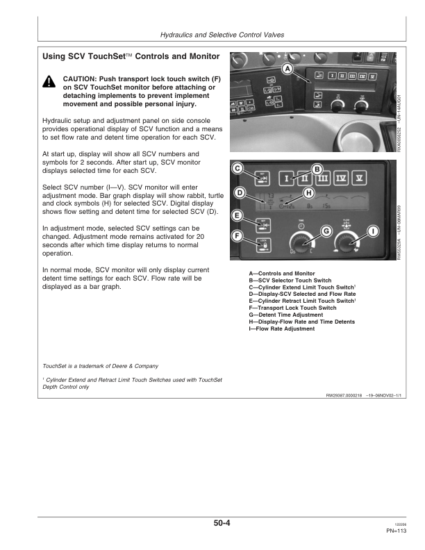 John Deere 9320, 9420, 9520, 9620 Tractors Operator’s Manual (OMAR228223) Workshop Guide