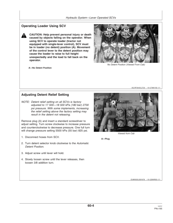 John Deere 7630, 7730, 7830 & 7930 Tractors European Edition (000001-019999) Operator’s Manual (OMAR232114) Workshop Guide