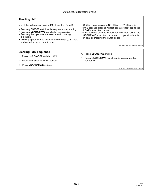 John Deere 9430, 9530 & 9630 Scraper Tractors Operator’s Manual (OMAR283051) Workshop Guide