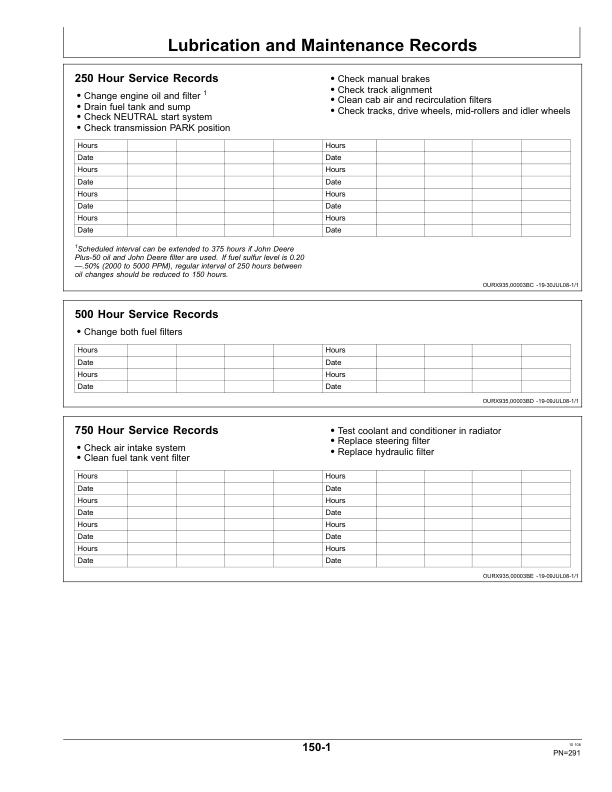 John Deere 8230T, 8330T, 8430T Tractors (905000-) Operator’s Manual (OMAR287619) Workshop Guide