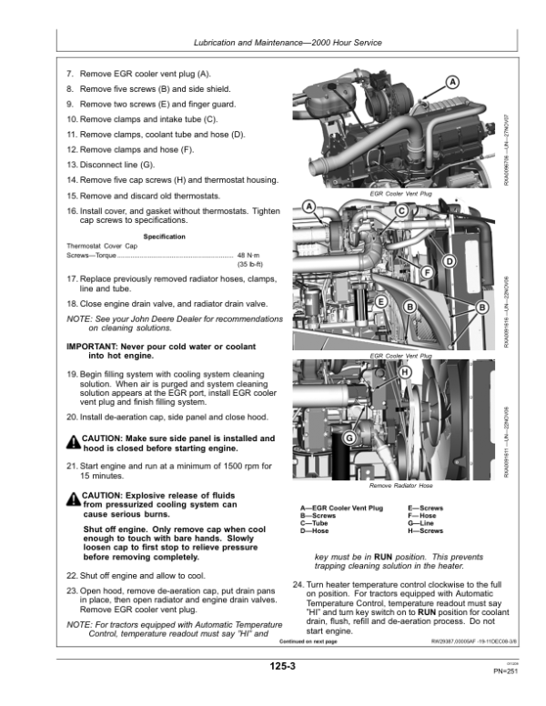John Deere 9430T, 9530T & 9630T Tractors Operator’s Manual (OMAR291050) Workshop Guide