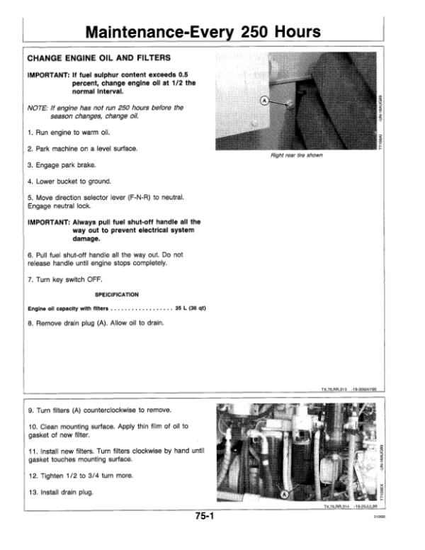 John Deere 744E Loaders Operator’s Manuals (OMAT145920) Workshop Guide