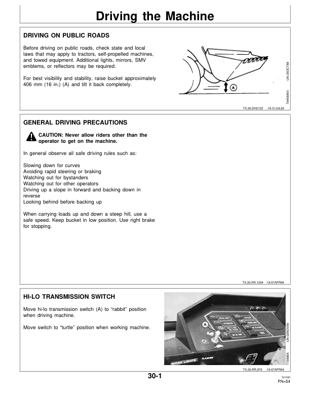 John Deere 244E Loaders Operator’s Manuals (OMAT168872) Workshop Guide