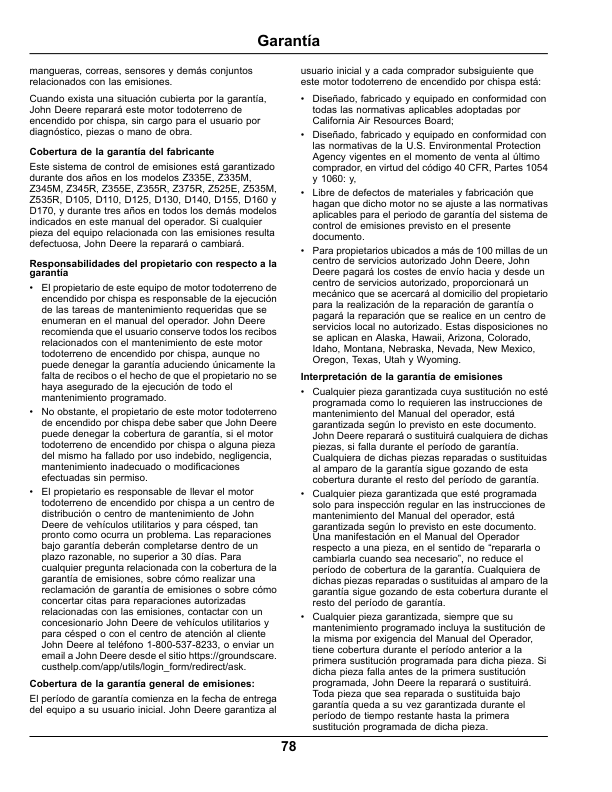 John Deere WH36A, WH48A, WH52A & WH61A Commercial Walk Behind Mowers Operator’s Manual (OMAUC11149) Workshop Guide