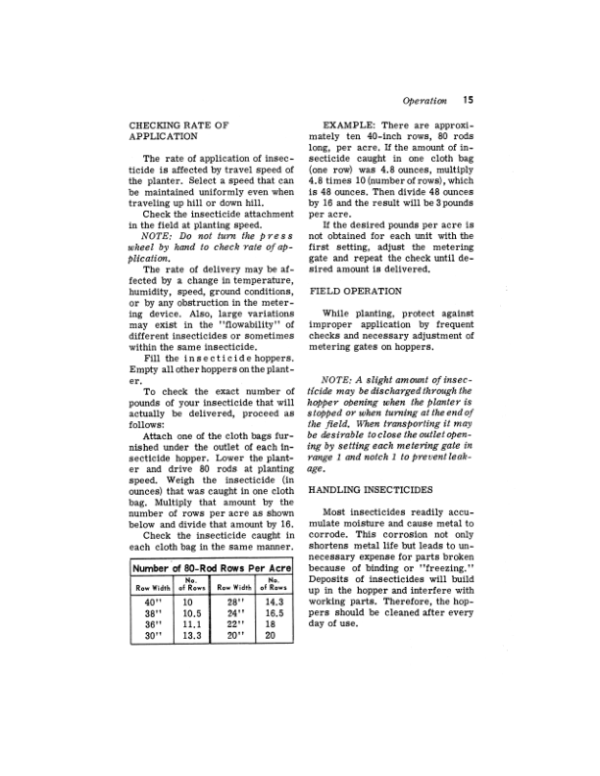 John Deere 23C Unit Planter Operator’s Manual (OMB25424) Workshop Guide