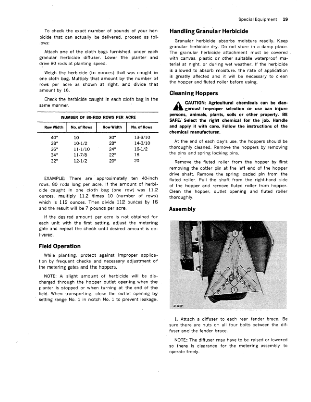 John Deere 80 Unit Planter Operator’s Manual (OMB25537) Workshop Guide