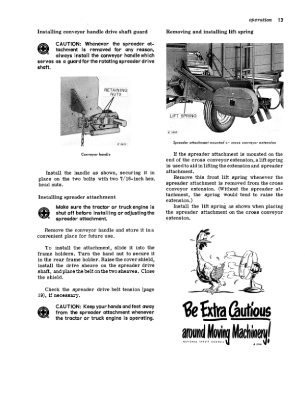 John Deere 112, 115 Chuck Wagons Operator’s Manual (OMC15751) Workshop Guide