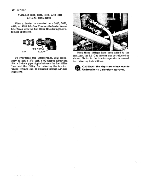 John Deere 46A Farm Loader Operator’s Manual (OMC19020) Workshop Guide