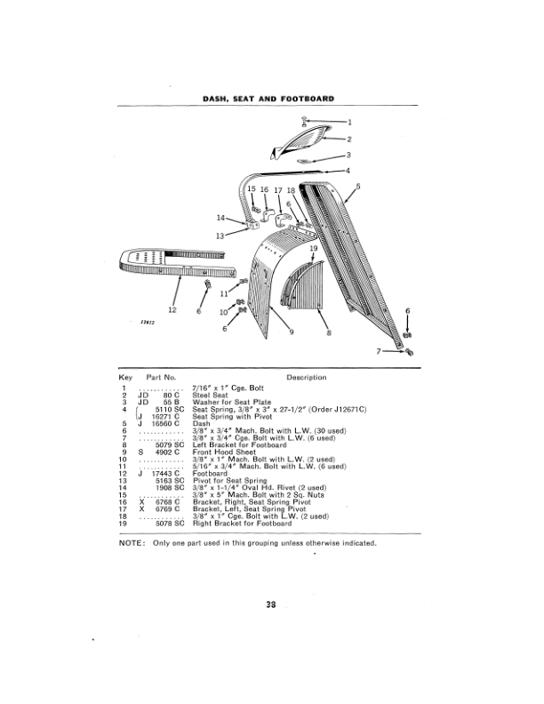 John Deere K Manure Spreader Operator’s Manual (OMC19651) Workshop Guide