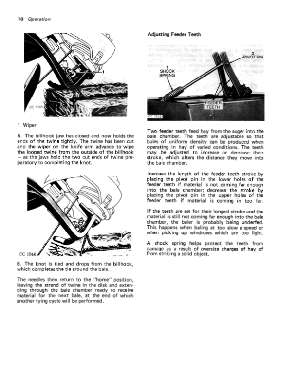 John Deere 343 Round Balers Operator’s Manual (OMCC18018) Workshop Guide