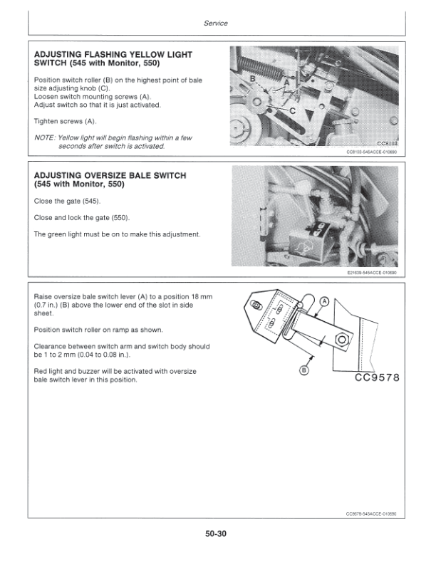 John Deere Round Balers Operator’s Manual (OMCC33477) Workshop Guide
