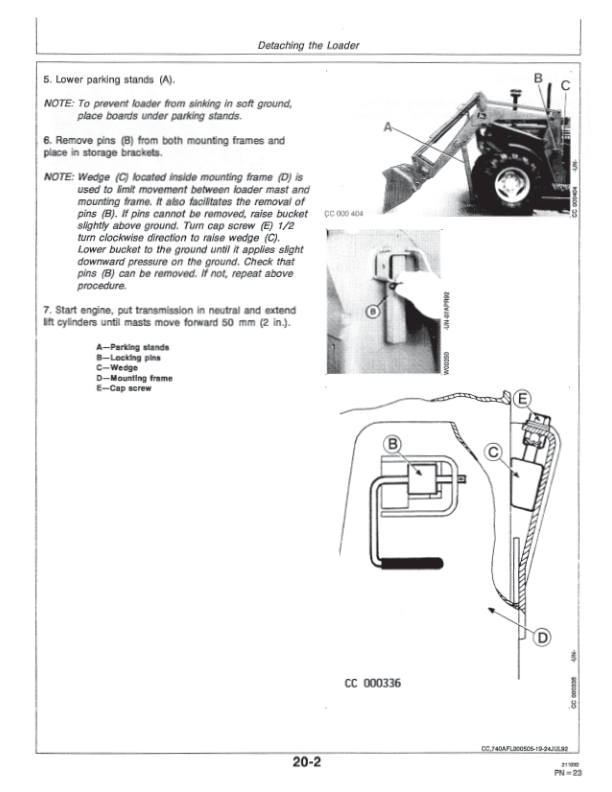 John Deere 740A Loader Operator’s Manual (OMCC36951) Workshop Guide