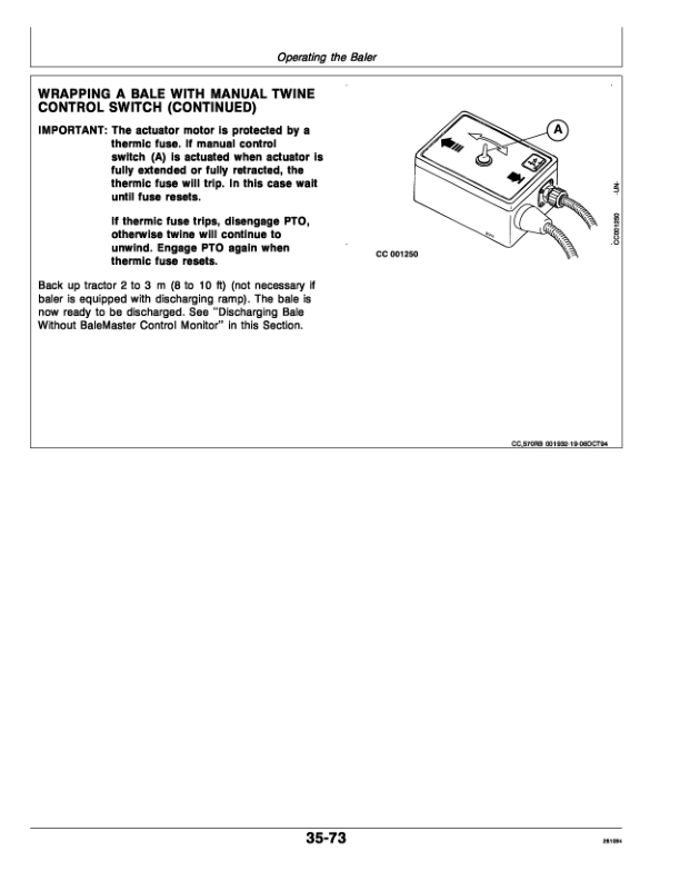 John Deere 570, 580 & 590 Round Balers Operator’s Manual (OMCC41367) Workshop Guide