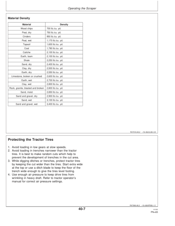 John Deere 1512E, 1810E, 1814E, 2112E Scrapers Operator’s Manuals (OMCM2040) Workshop Guide