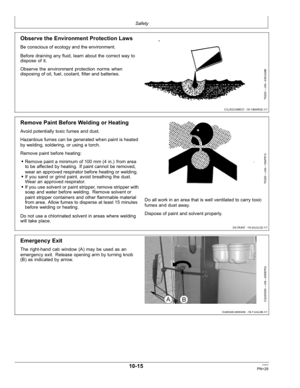 John Deere Combine 1175 Hydro (DEC13) Operator’s Manual (OMCQ100130) Workshop Guide