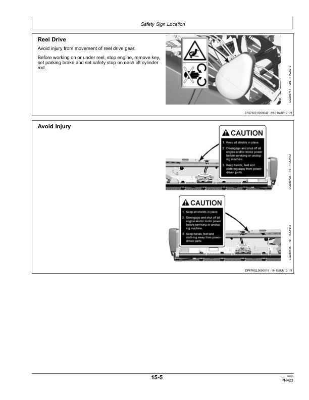 John Deere 600FD Series Flexible Draper Platforms South American Edtion Manufactured in Argentina Operator’s Manual (OMCQ100204) Workshop Guide