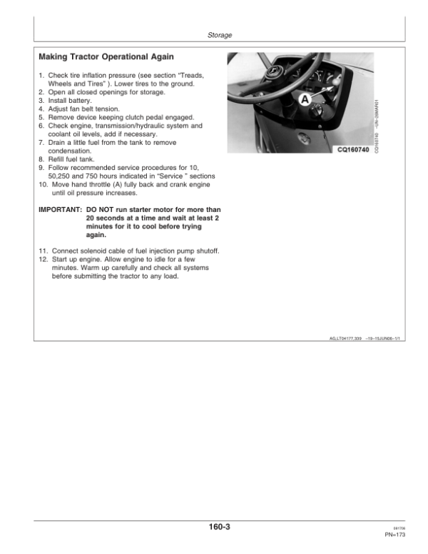 John Deere 5403 Tractor Operator’s Manual (OMCQ51615) Workshop Guide