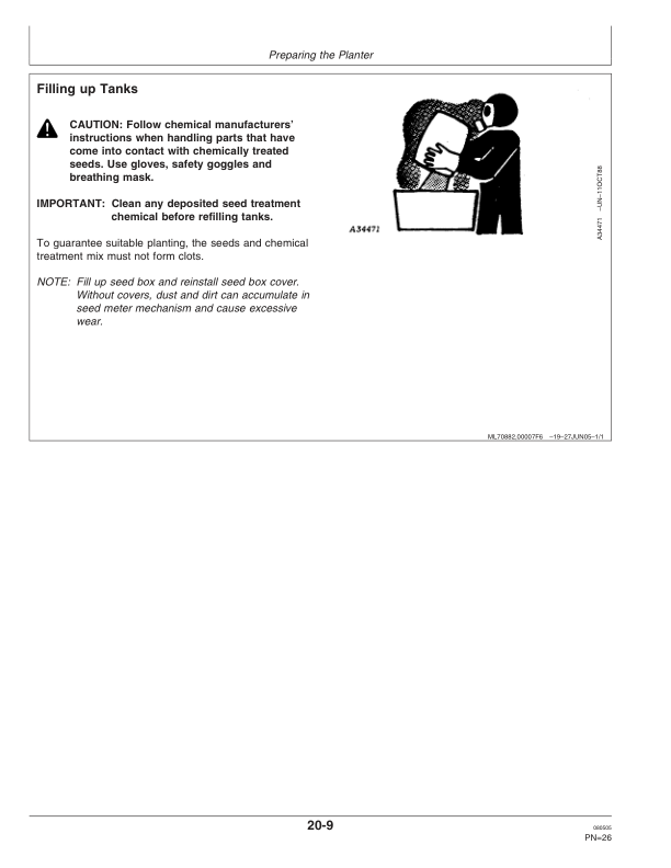 John Deere 805 Integral Planter Operator’s Manual (OMCQ65338) Workshop Guide