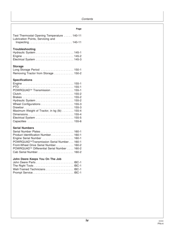 John Deere 7515 Tractor Operator’s Manual (OMCQ72203) Workshop Guide