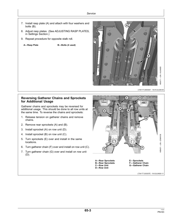 John Deere 600C- Series, Corn Head Operator’s Manual (OMCQ74822) Workshop Guide