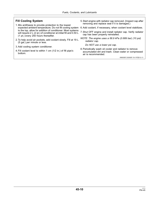 John Deere 2254 Loader (110701- ) (Export) Operator’s Manual (OMCXT10827) Workshop Guide